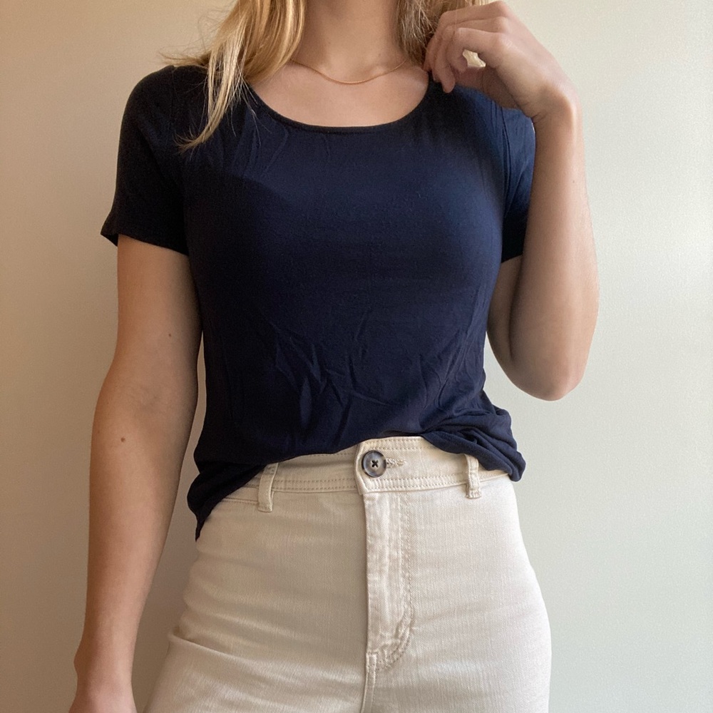 Calvin Klein Tee | Dark navy blue | Small